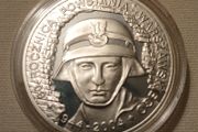 Silver coin Warsaw Uprising