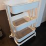 RASKOG white trolley 28x38x61 cm Image 4