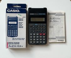 Vintage Casio fx-82SUPER Scientific Calculator | Boxed & Manual