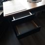 wooden table with 2 drawers Image 5