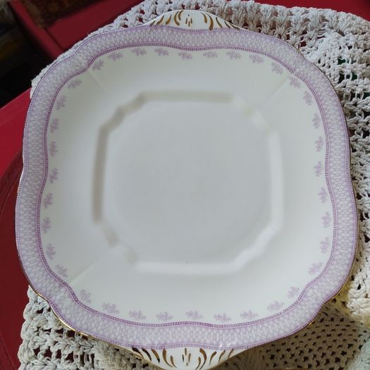 Late 19th century bone china Cake plates