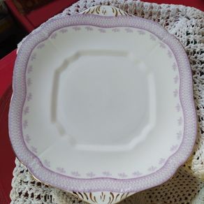 Late 19th century bone china Cake plates