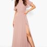 BOOHOO Chiffon Cut Out Maxi Dress Size 8! Image 4