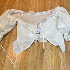 Vintage Style Lace Cotton Blouse Undergarment Picnic at Hanging Rock Edwardian L 40  12