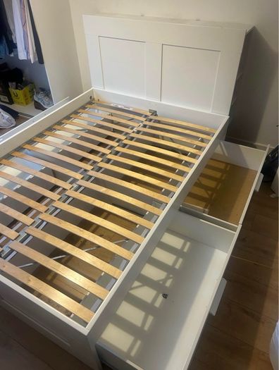 ikea  Storage King Bed with headboard