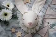 Handmade Bunny Wall Head Decoration | Nursery Decor