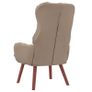 Armchair Cappuccino Artificial Leather Image 6