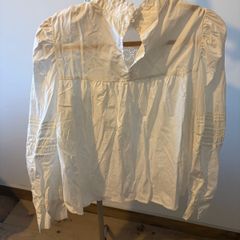 Ultra Pink White Boho Blouse Size Large Excellent Condition