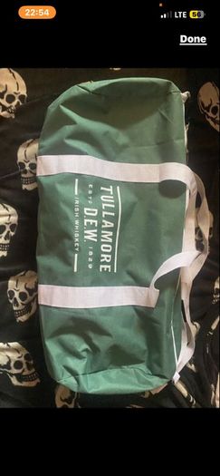 Tullamore dew whiskey bag