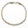 Vintage 925 Silver Byzantine Woven Link Bracelet Image 4