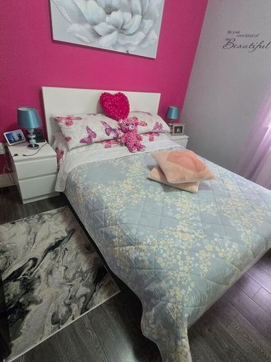 Large double bed frame no mattress