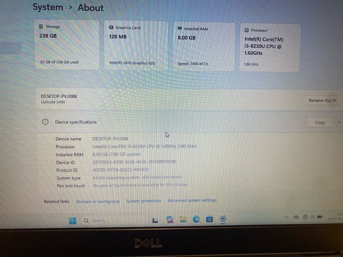 Dell Latitude 5490 i5 (256GB SSD / 8GB RAM) + FREE Brand New Dell Backpack Combo