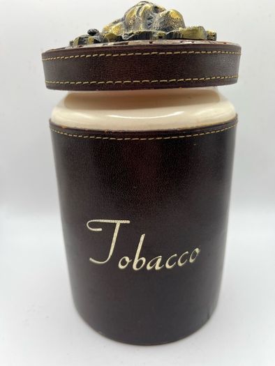 Antique tobacco jar