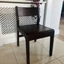 table and chairs hardwood five chairs one table Image 4
