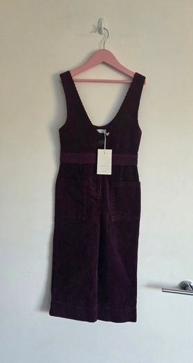 6-7years, Brand-New LeighTucker Purple Corduroy Jumpsuit
