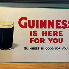 Guinness Tin Metal Sign