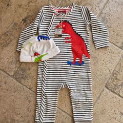 Baby boy babygro & hat (Joules)