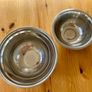 Pair of stainless steel mixing bowls Image 2