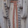 20 Inch Art Nouveau Chalkware Statue of Our Lady Of Fatima Image 8