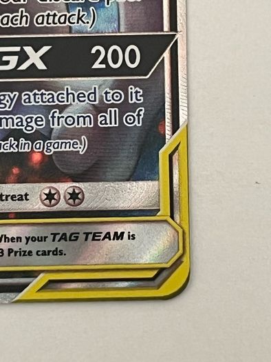 Pokemon Mewtwo and Mew GX card