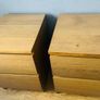 2 Ikea Malm Bedside Drawers Oak Finish 10 each Image 2