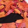 River Island Orange Pink Metallic Floral Print Tiered Ruffle Chiffon Midi Skirt 10UK/38EU Image 5