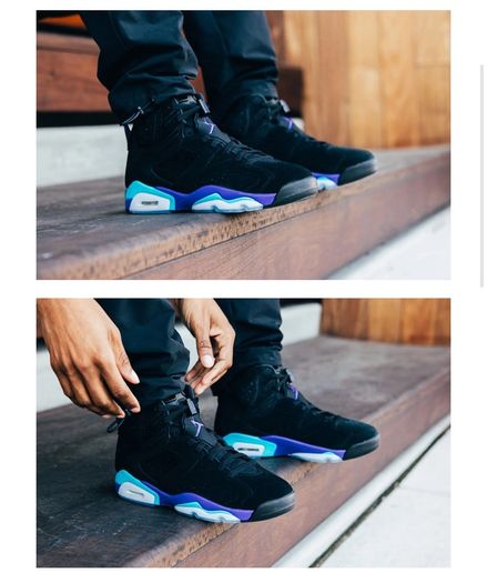 Nike Air Jordan retro 6 'AQUA' Sneakers (NEW)