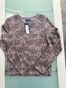 Bnwt Leopard print soft top from M&S