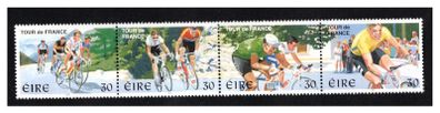 1998 Ireland Visit of Tour De France Cycle Race to Ireland Stamps Mint Never Hinged (MNH)