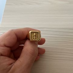 GUESS Men's Gold Ring 60mm