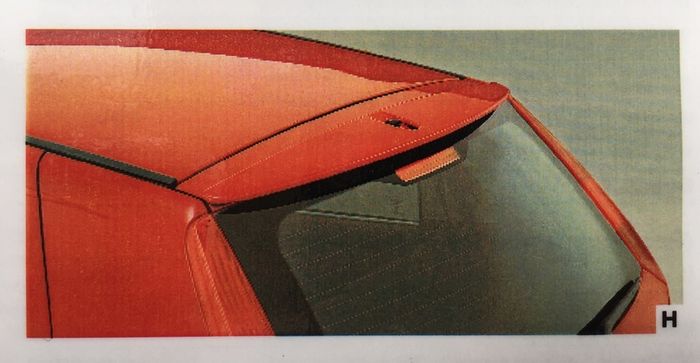 Rear Spoiler (Fiat Punto 188 5 Door)