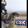 Authentic Italian Suede Crossbody Bag Genuine Leather Boho Style Image 7