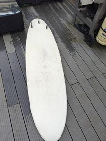 Surfboard 7'6"  7.5ft 2.3m mini mal hardboard