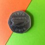 EIRE 1970 Woodcock - 50p Coin. Free Post Image 3