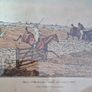 5 Antique Hunt Scene Pictures in Original Frames Postage Available or Collection is always welcome Image 9