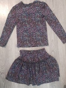 Girls top and skirt