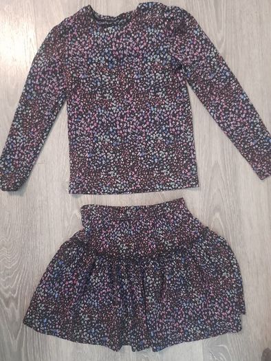 Girls top and skirt
