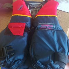 4 buoyancy aids and 1 small life jacket