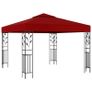 Gazebo 3x3 m Wine Red Image 5