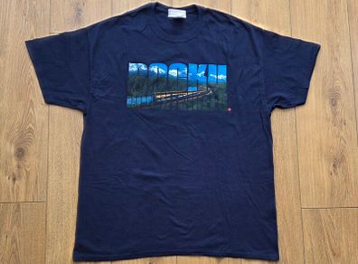 Rocky Mountaineer Rockies Men's Train T-Shirt Size XL