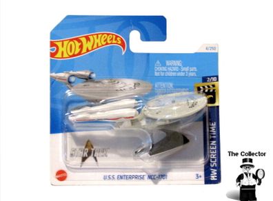 Hot Wheels Star Trek USS Enterprise NCC-1701 Diecast Car Type 2 Brand New Sealed
