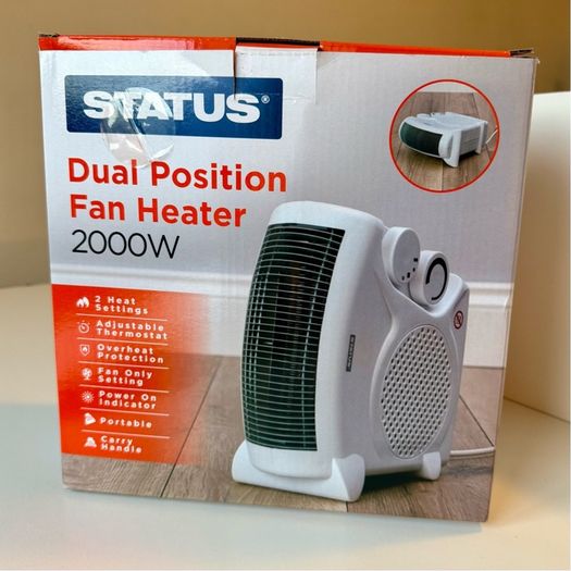 Status Dual Position Fan Heater 2000W