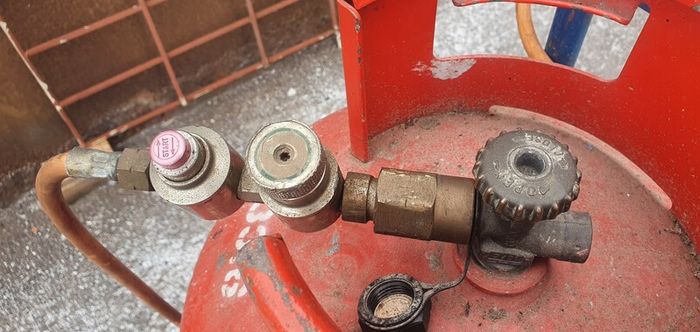 Gas Propane Torch, Ripack 2000, gas and trolley