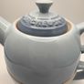 BNWT Le Creuset "Tea for One" Set in Coastal Blue Image 4