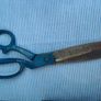 Large Old Tailors Scissors Image 4