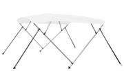 4 Bow Bimini Top White 243x180x137 cm