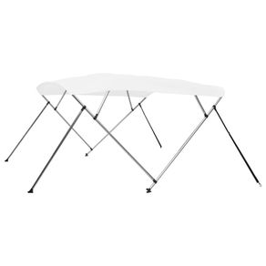 4 Bow Bimini Top White 243x180x137 cm
