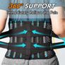 Lower Back Brace with 6 Stays Anti-skid Orthopedic lumbar Support Breathable Waist Support Belt for Gym Pain Relief Image 9