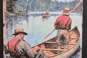 Winchester fishing tackle, vintage style metal sign .