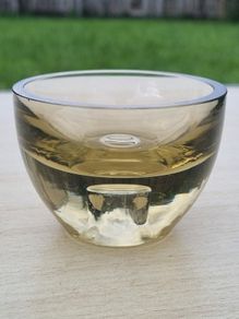 Kosta Boda glass mini bowl from the 1980s